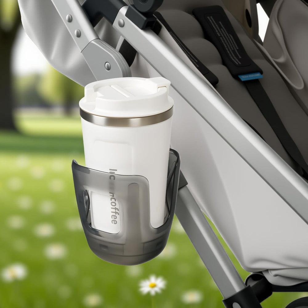 HOULIY Stroller Cup Holder works with Rove car seat for travel.