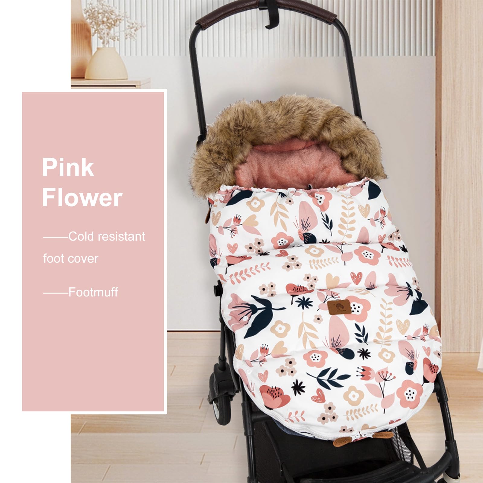 HOUSBAY bunting bag with hooded design for cozy outdoor naps.