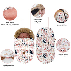 HOUSBAY four-zipper design for easy diaper changes on the go.