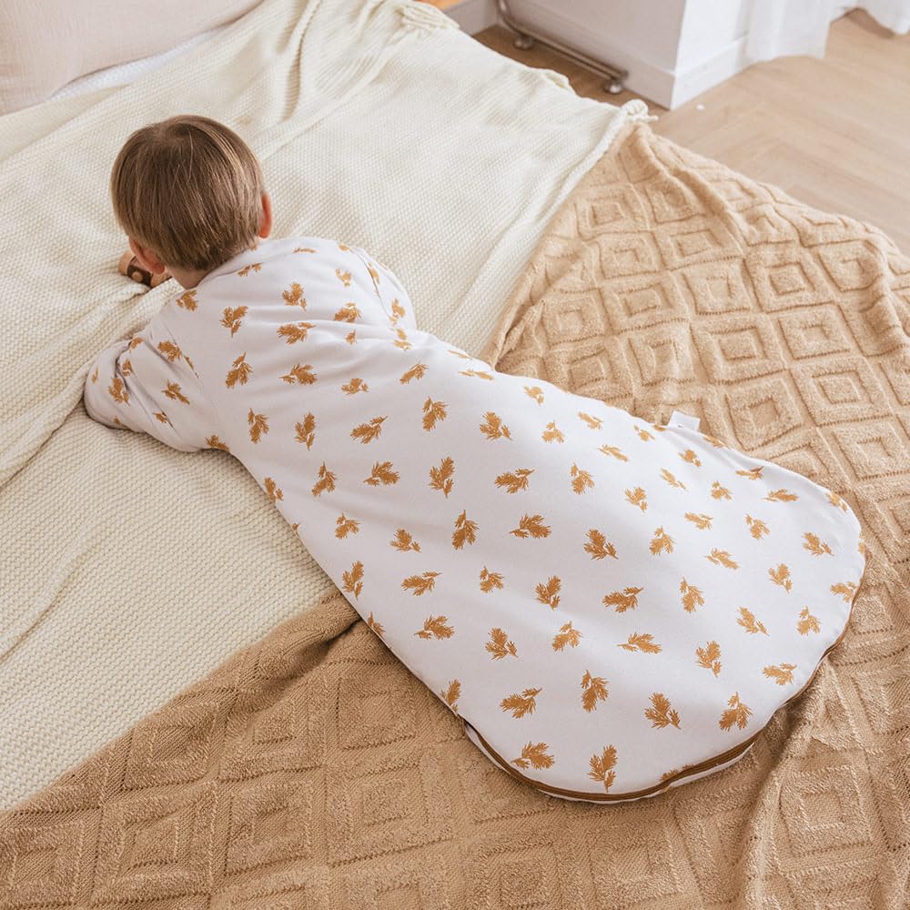 HOUSBAY ear-of-wheat color sleep sack suitable for year-round use