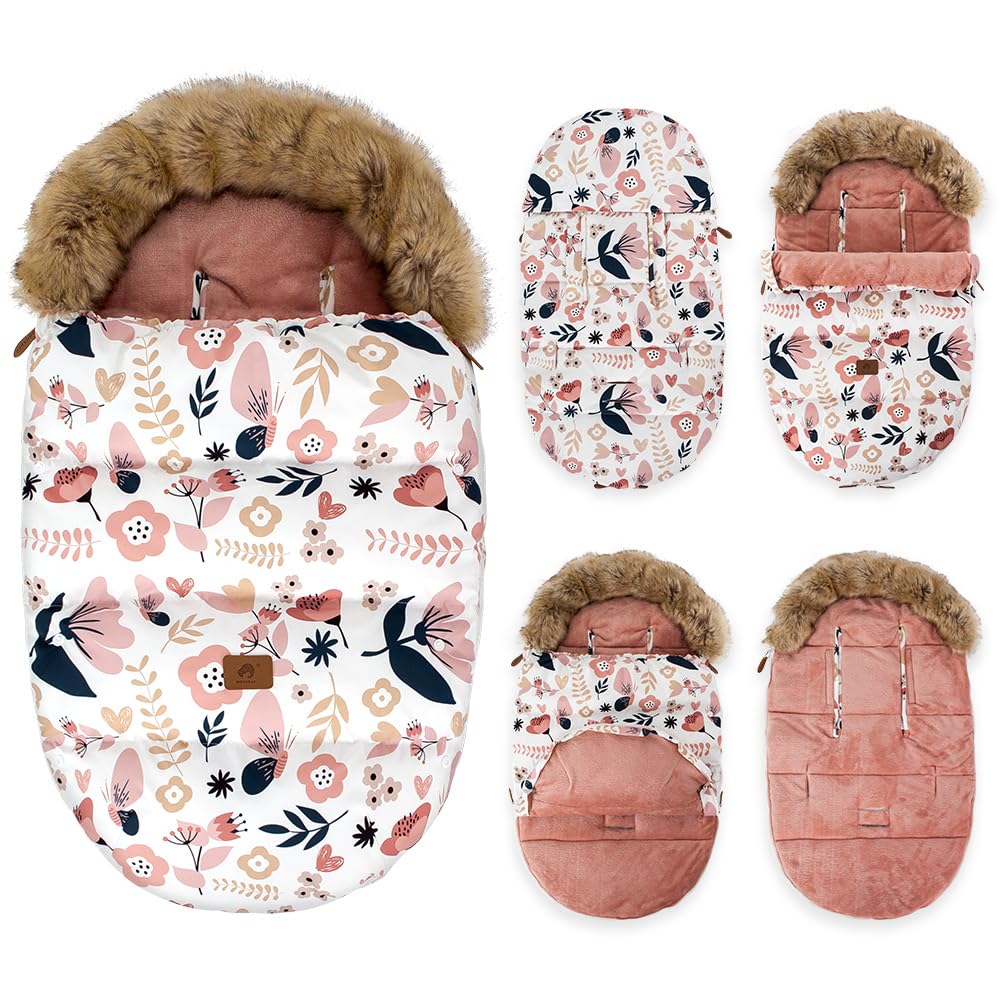 HOUSBAY machine washable footmuff for easy maintenance.