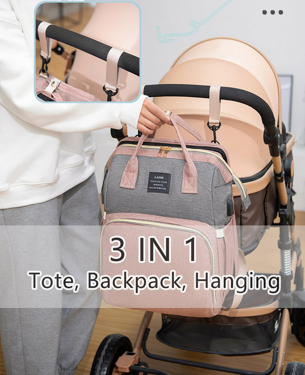 Houscly diaper bag stroller straps for hands-free versatility and secure attachment.