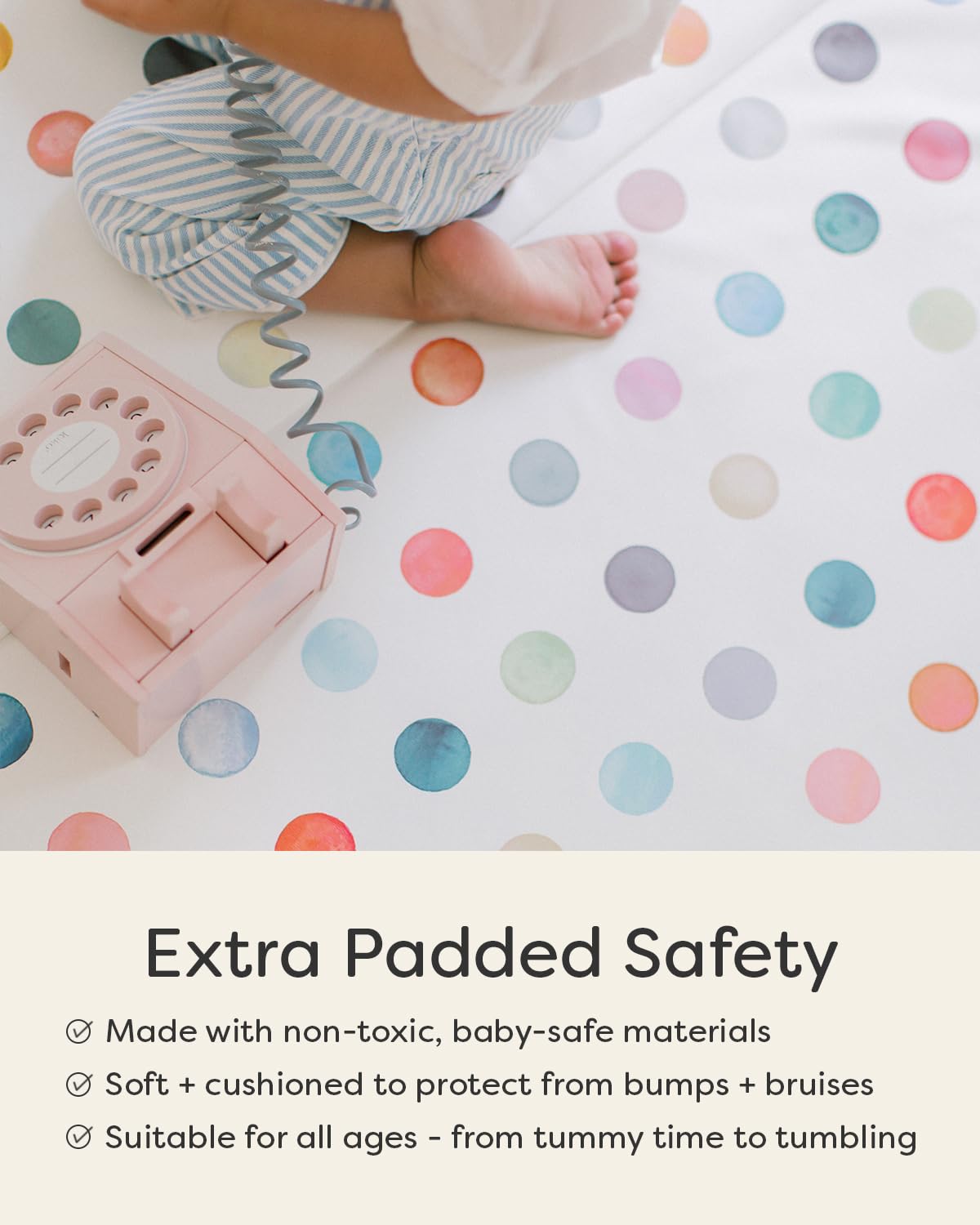 House of Noa non-toxic materials ensure safe exploration for infants.