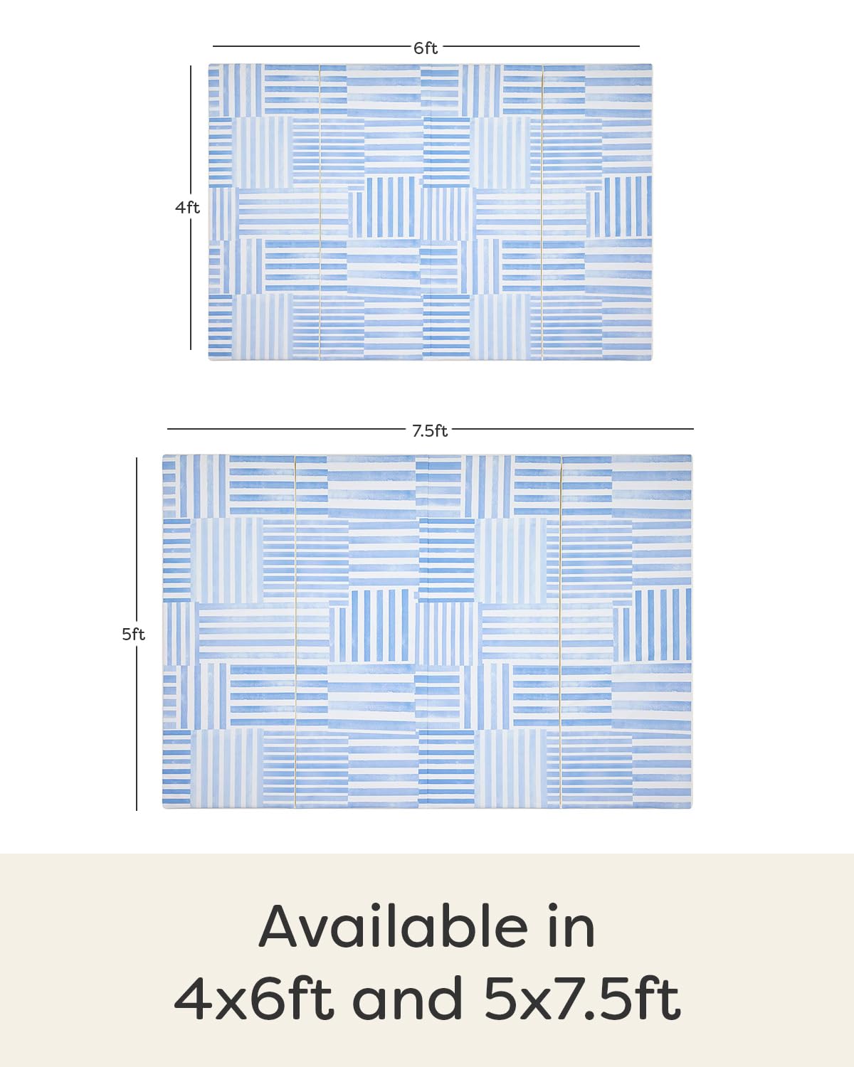 House of Noa Hadley wipe-clean cover for simple mess cleanup.