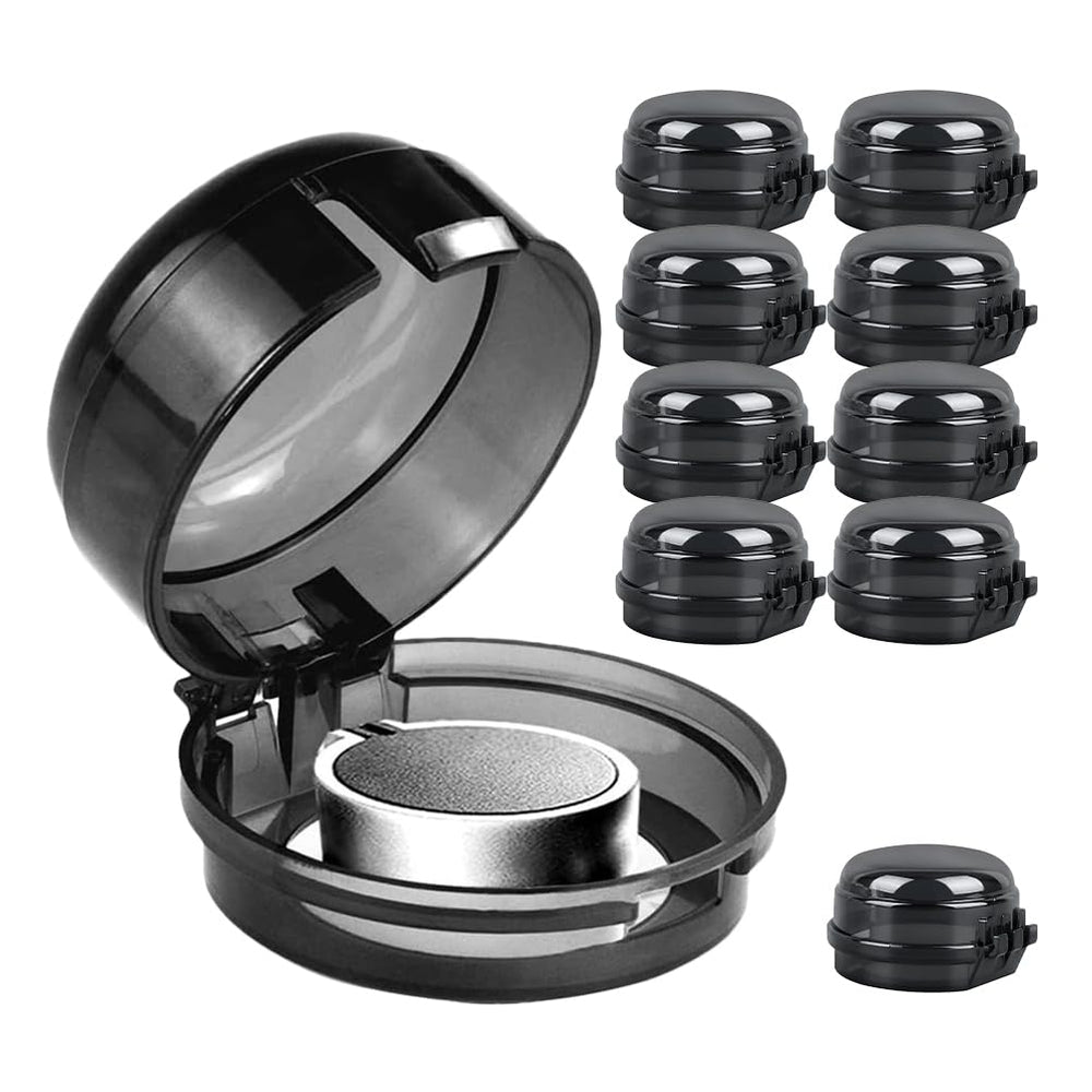 Housoutil easy-install knob-covers install quickly and remove without tools.