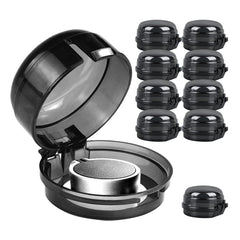 Housoutil easy-install knob-covers install quickly and remove without tools.