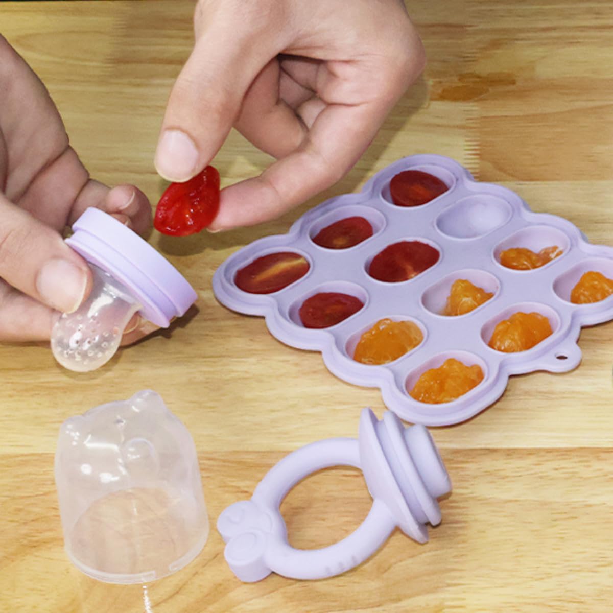 HOYEHOLA baby meal prep and storage aids parents on the go.