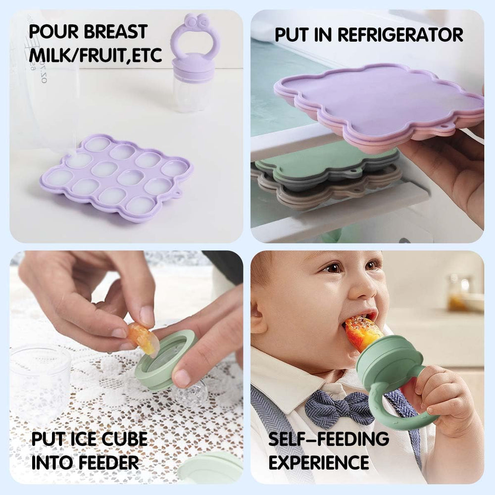 HOYEHOLA self-feeding hole design promotes safe exploration during early eating.