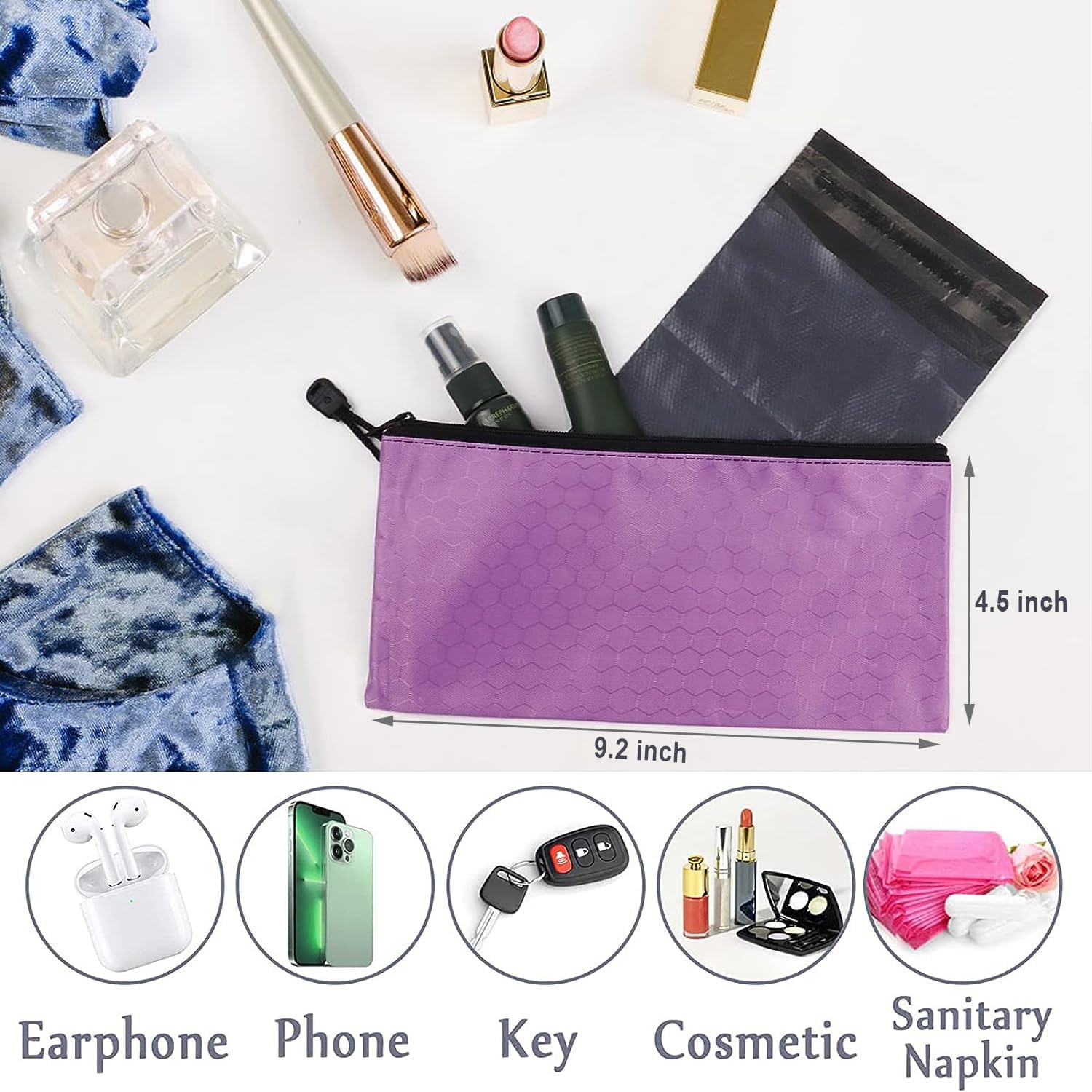 HQSLsund NapkinCare inner storage bags help keep items organized.