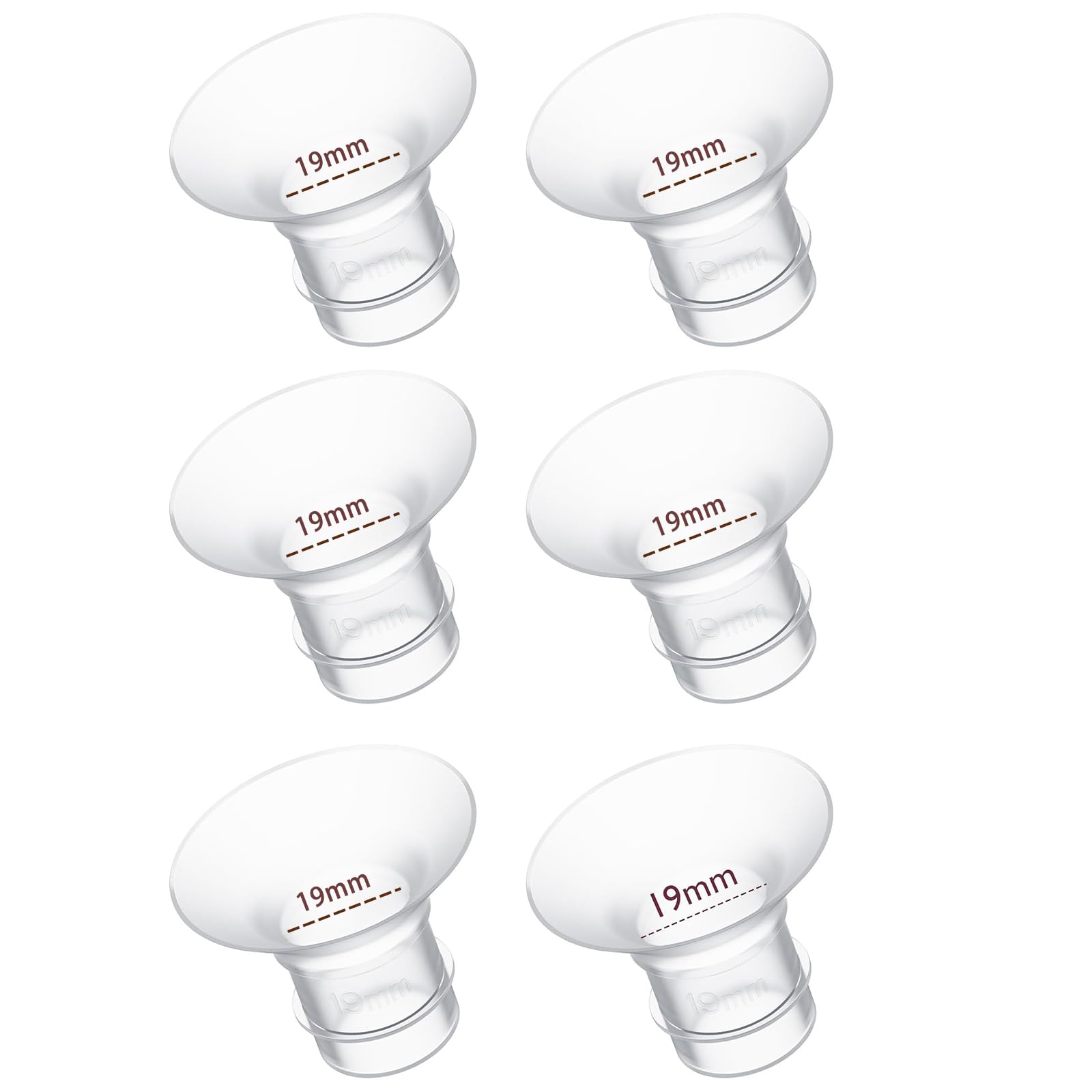 Hranio 19mm flange inserts in use with 24mm shields for comfort.