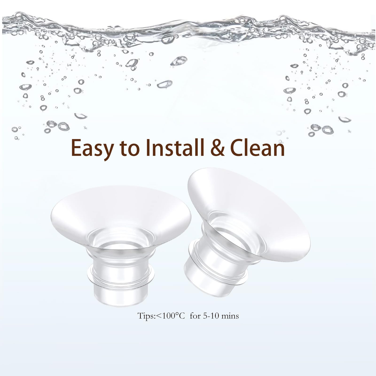 Compact 24mm to 17mm transition for comfortable fit.