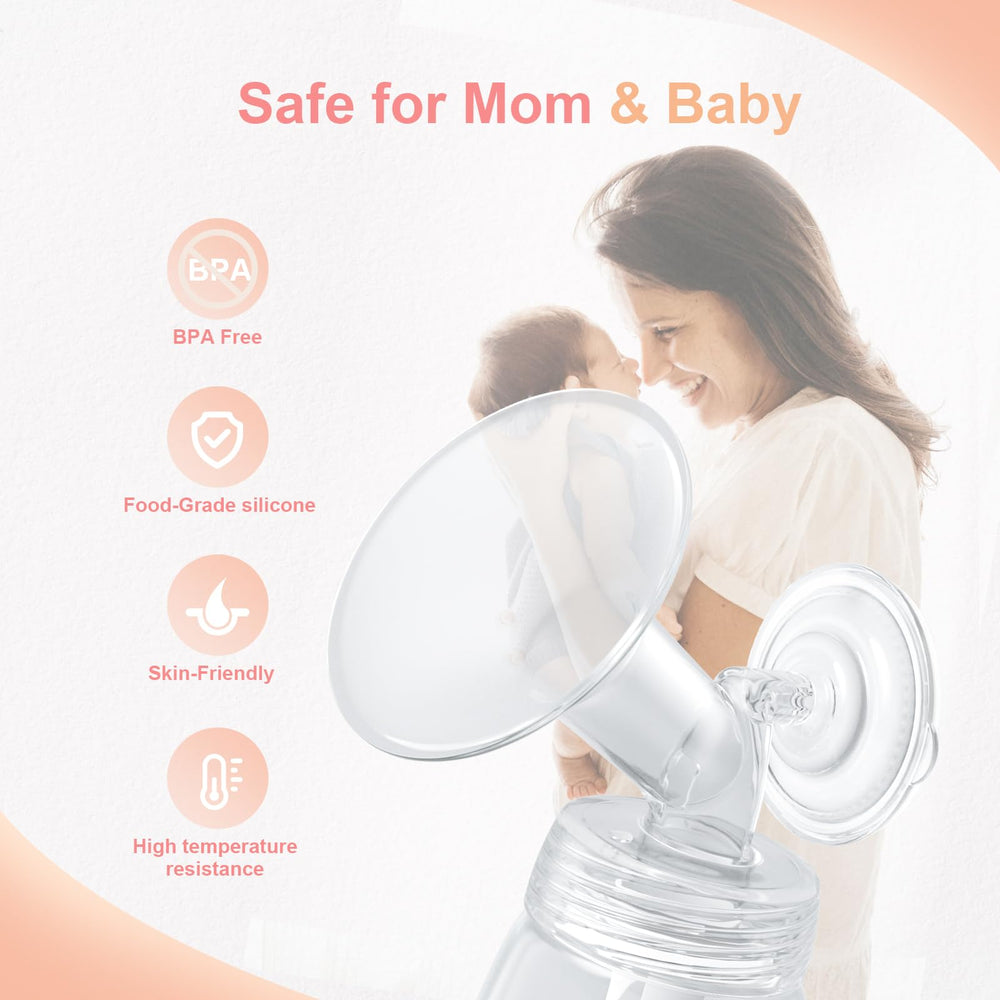 Hranio breast pump parts compatible with S1 and S2 for seamless OEM replacement