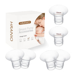 Hranio flange insert 19mm 6pc set for comfortable pumping fit