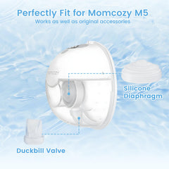 Hranio M5 replacement parts kit with BPA-free silicone and safe materials.