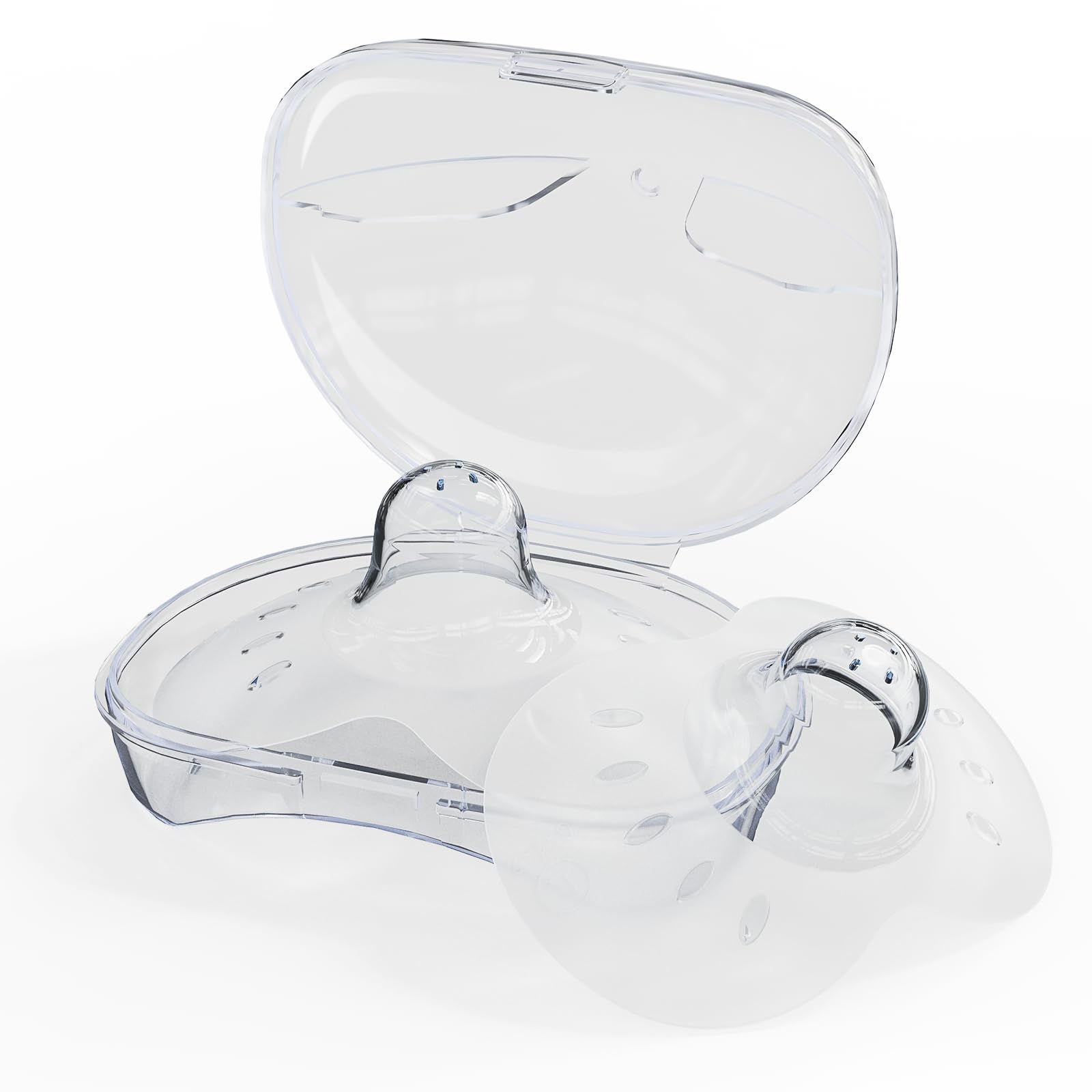 Hranio nipple shield soft silicone close-up for comfortable feeding
