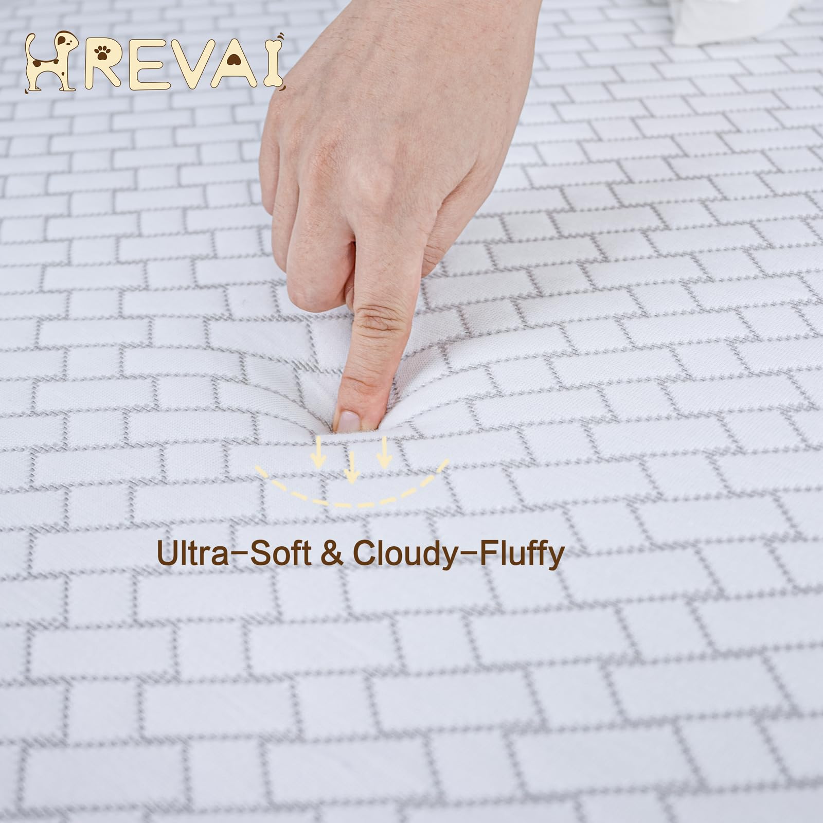 HREVAI breathable surface promotes air flow across the mat
