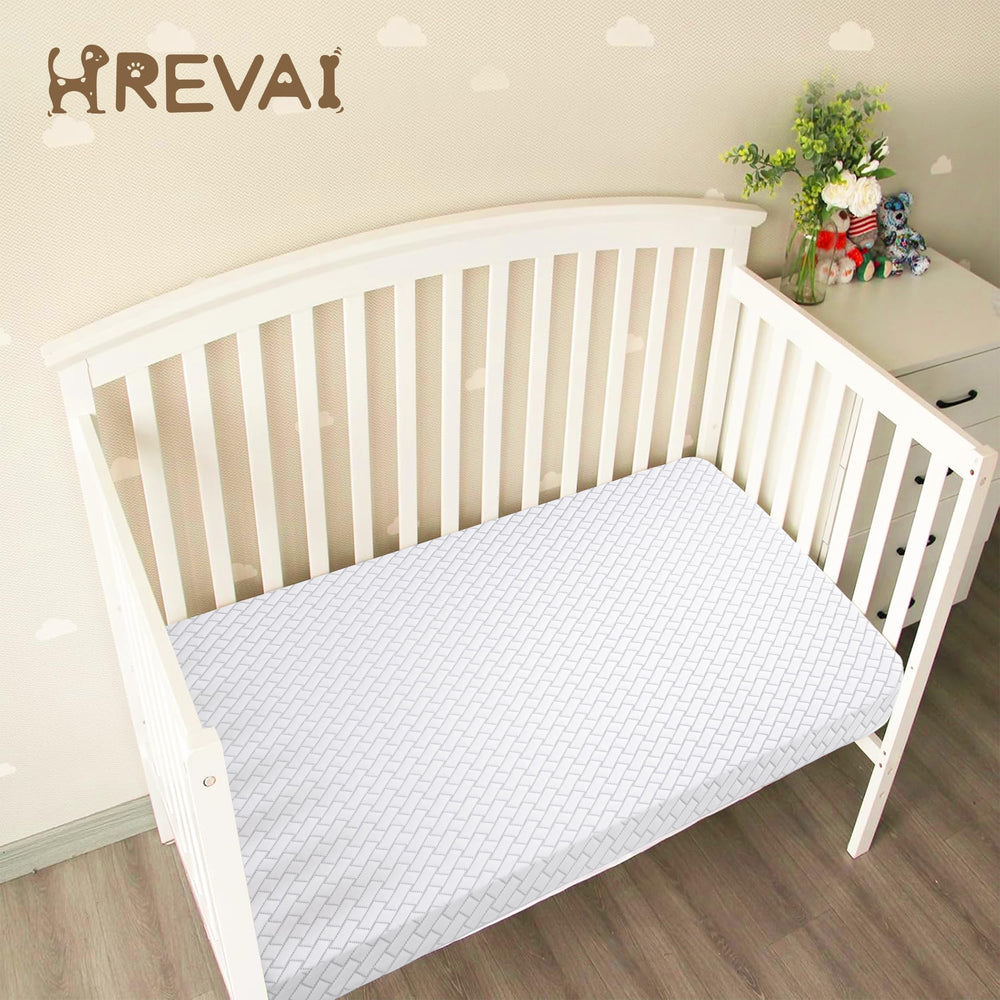 HREVAI compact, travel-ready pack n play mattress for outings