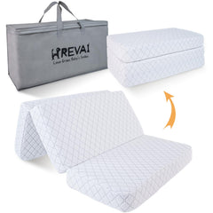 HREVAI Pack N Play Mattress cover shows breathable, skin-friendly fabric for comfortable naps
