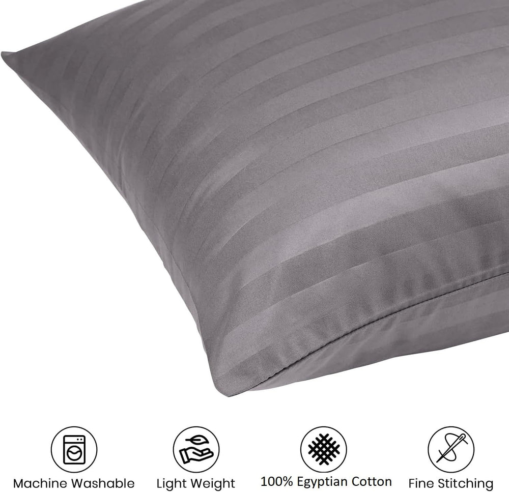 HRIKSH Egyptian cotton travel pillow case offers soft, luxurious feel for journeys