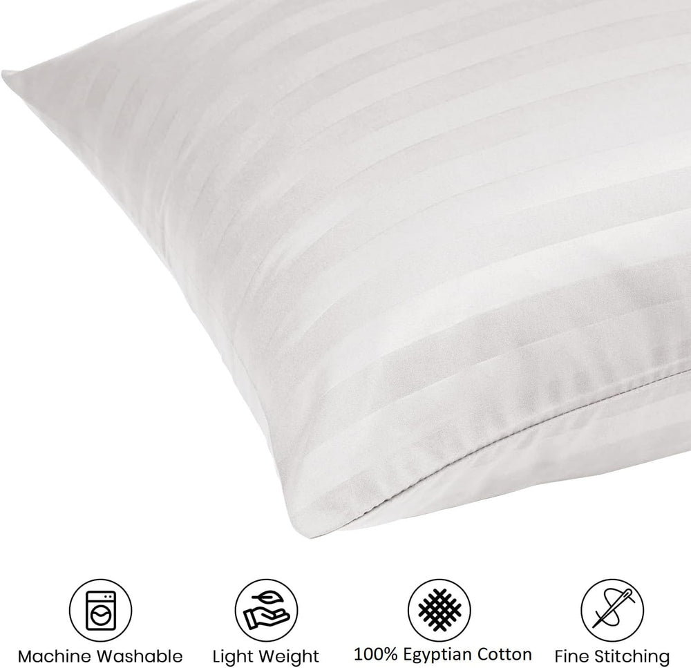 Hriksh Egyptian cotton pillowcase offers soft, breathable comfort.