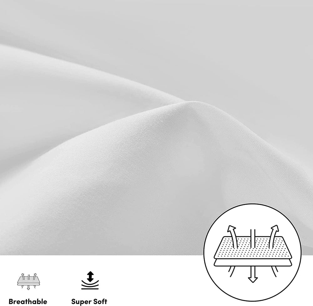 HRIKSH Egyptian cotton texture close-up, soft and durable.
