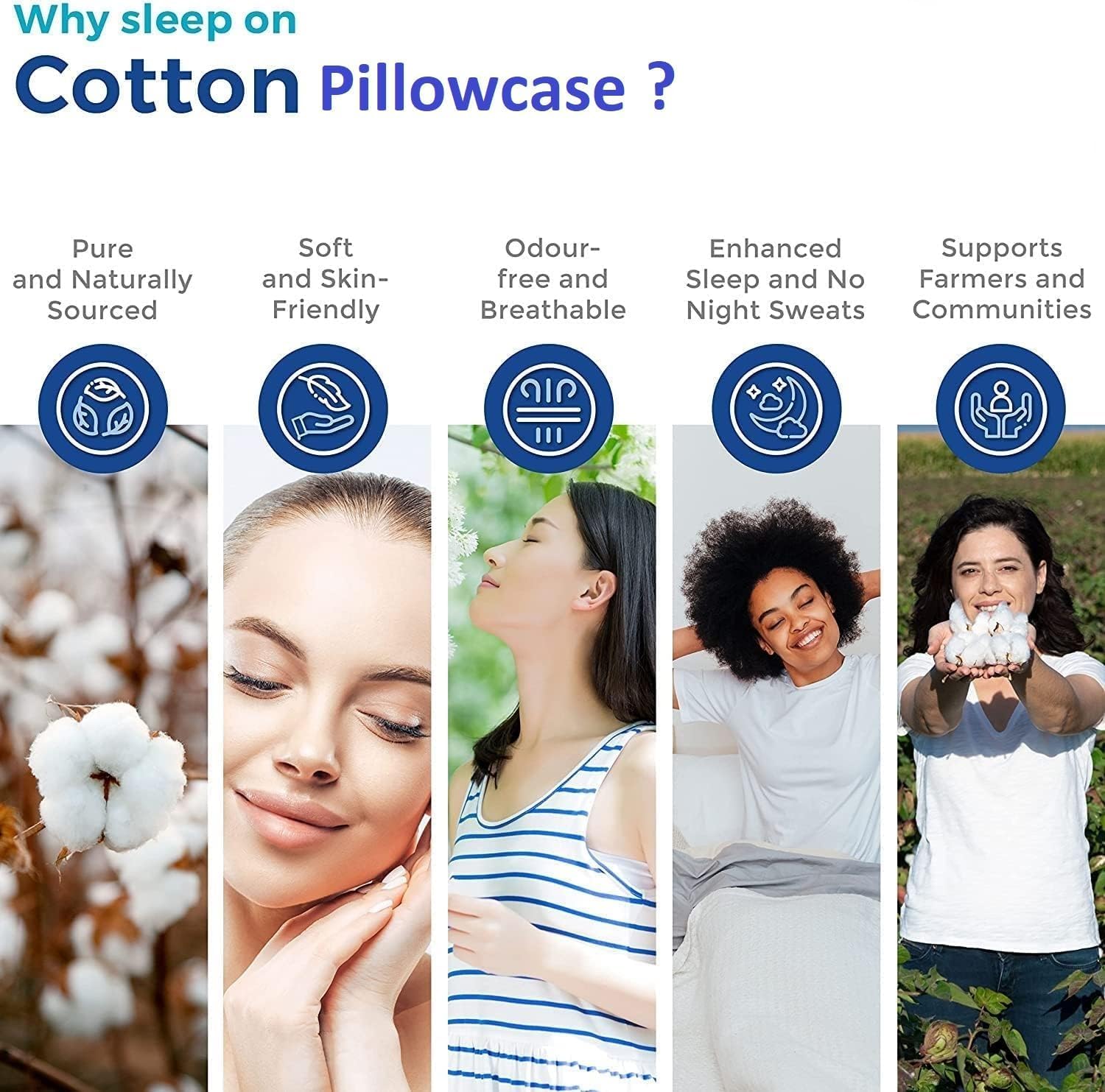 HRIKSH hypoallergenic pillowcase gentle on delicate skin