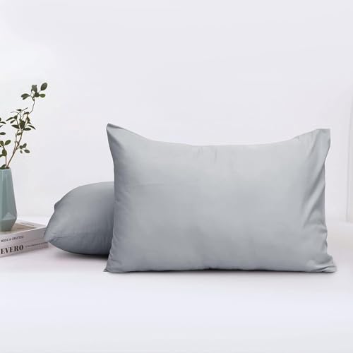 Hriksh silver grey pillow case 12x18 enhances travel comfort