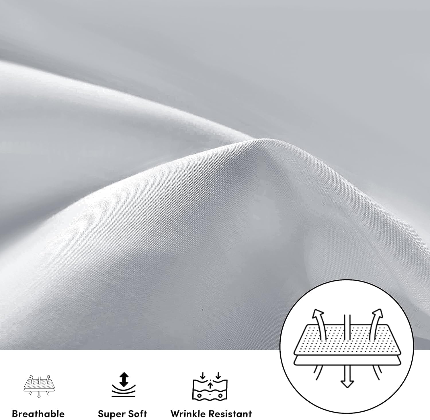 HRIKSH pack of 2 pillowcases for home or travel.