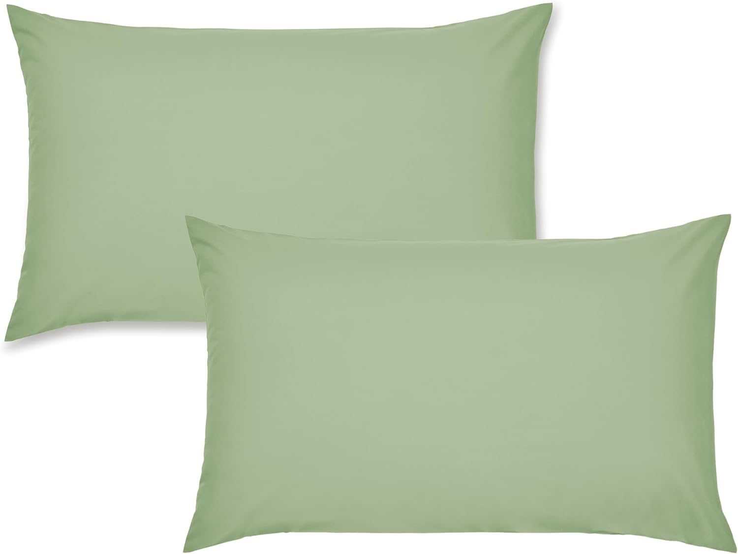 Hriksh travel pillow case 12x18 sage green with envelope closure protects on trips