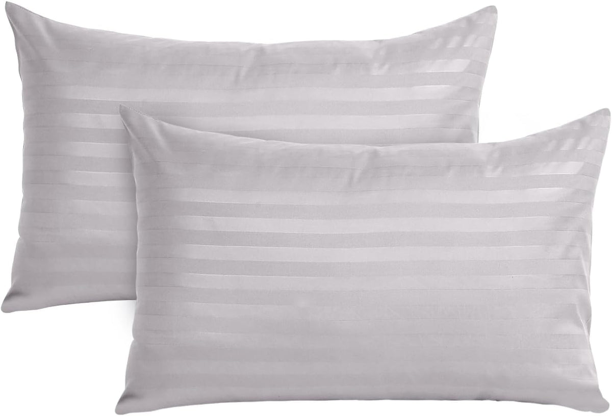 Hriksh travel pillow case set of 2 for 12x18 pillows keeps belongings clean on trips