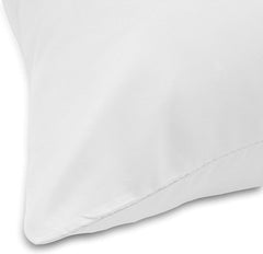 Hriksh travel pillow case shown on a pillow for travel use