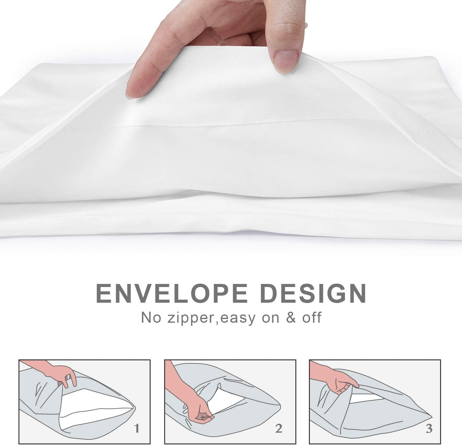 Hriksh two-pack pillow cases, 12x18, easy care and wash.