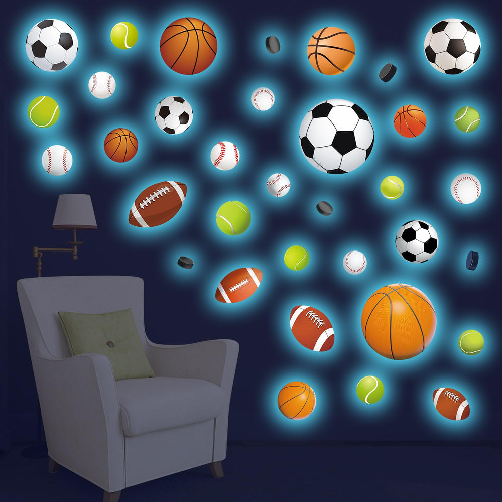 HSDSH glow self-adhesive wall decals are easy to apply and remove.