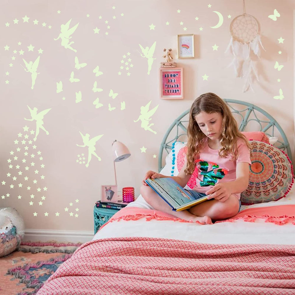 HSDSH luminous stickers glow-in-dark feature provides gentle night illumination