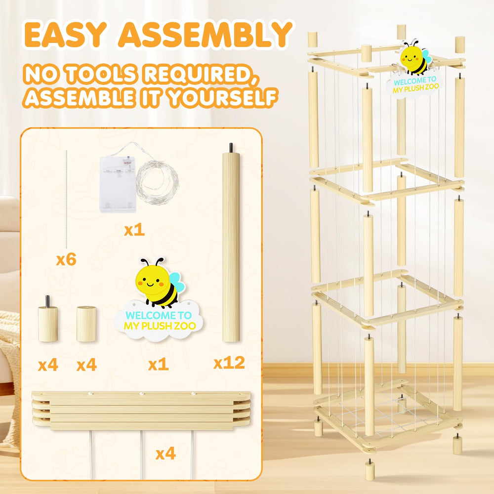 Hsenowi organizer offers easy reach access for kids during playtime