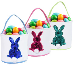 HSgoAek green Easter Bunny Basket for easy egg hunts and portability.