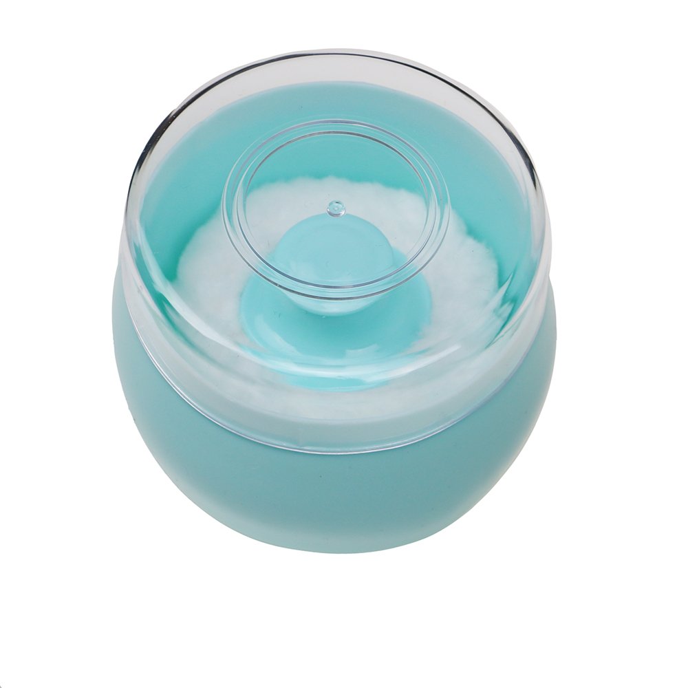 HSOMiD body powder case and puff for smooth, even body application