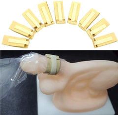 HSOSK male catheter fixer 10-pack: durable elastic straps for secure in-bed use.