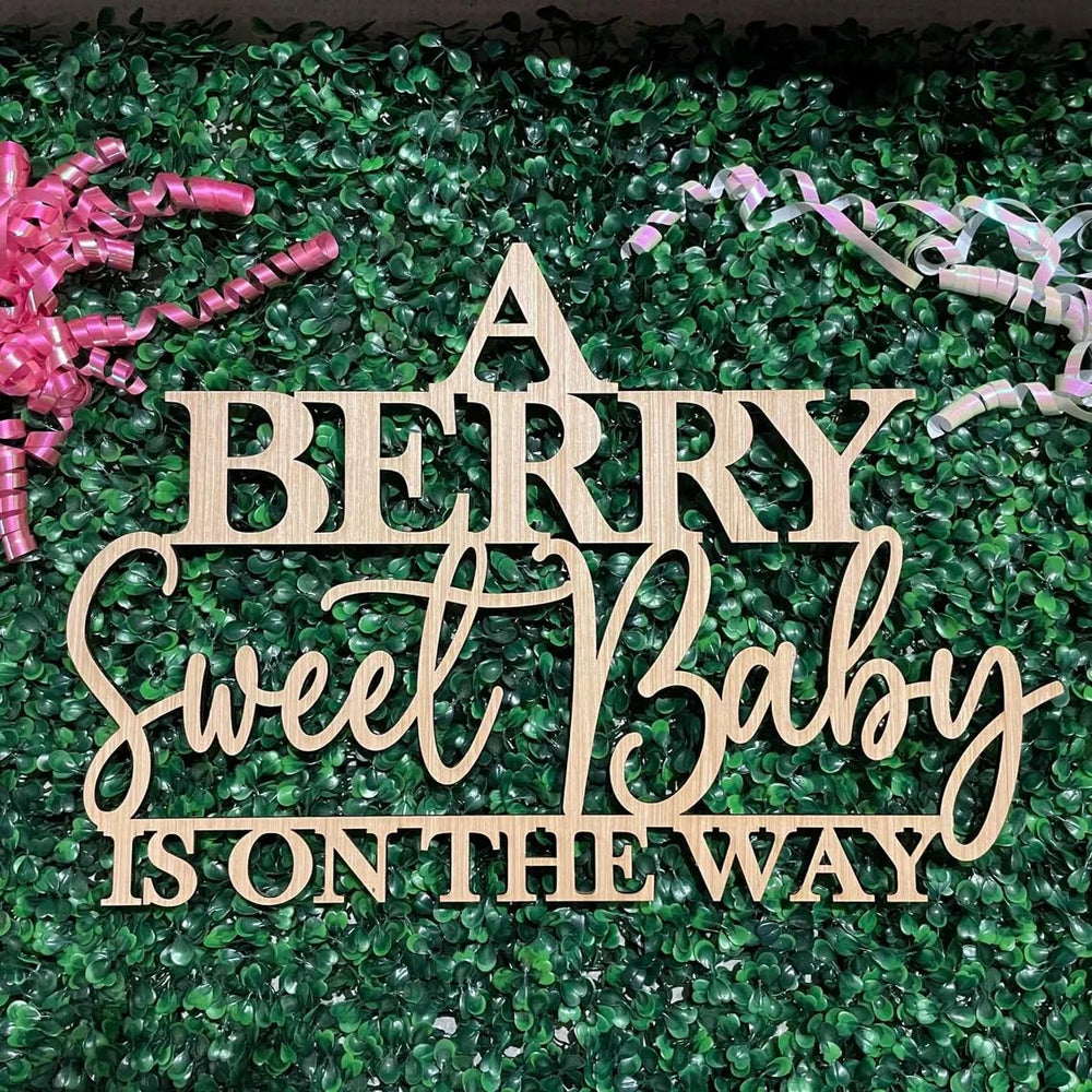 Hsybdnsk Berry sign easy DIY painting or decal project