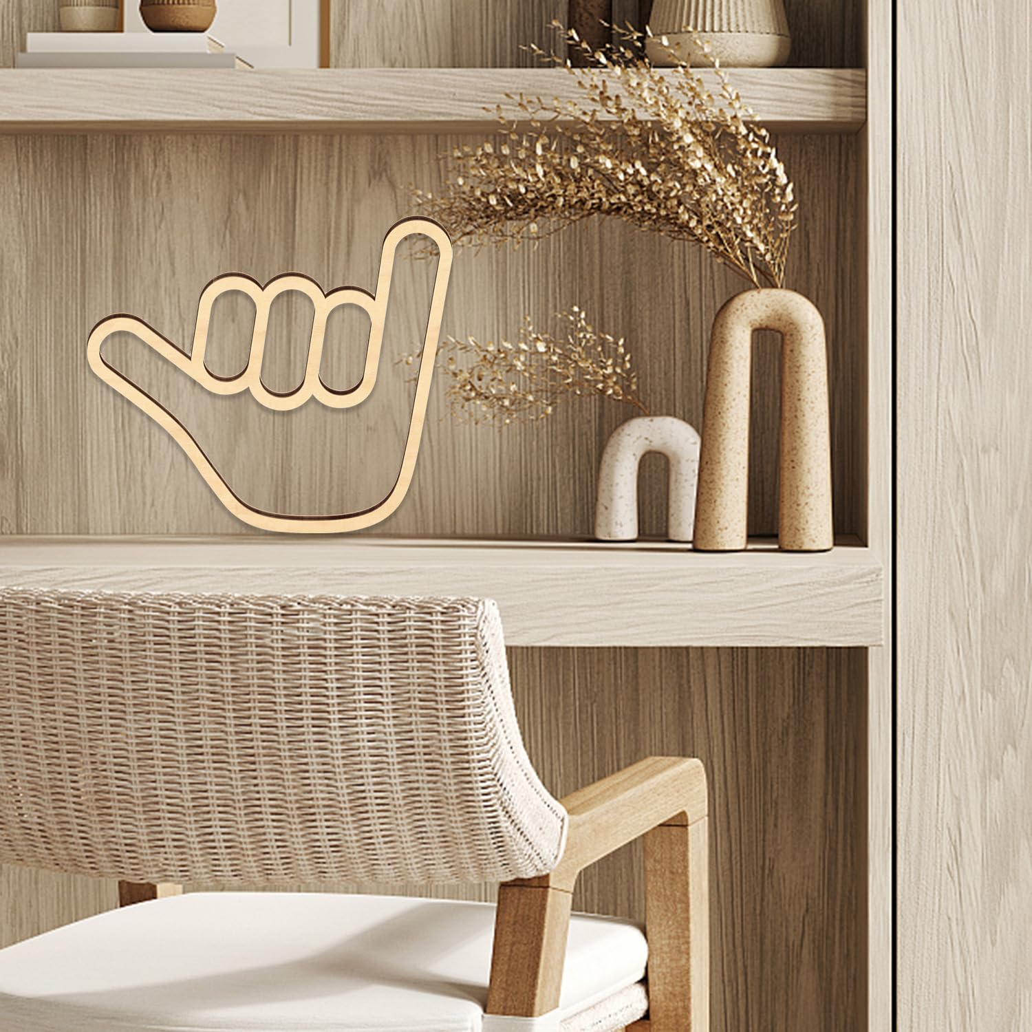 Huaerle Shaka Hand Wall Sign makes a thoughtful surf or beach gift.