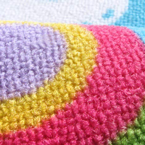 HUAHOO pink girls rug playroom-ready for daily activities