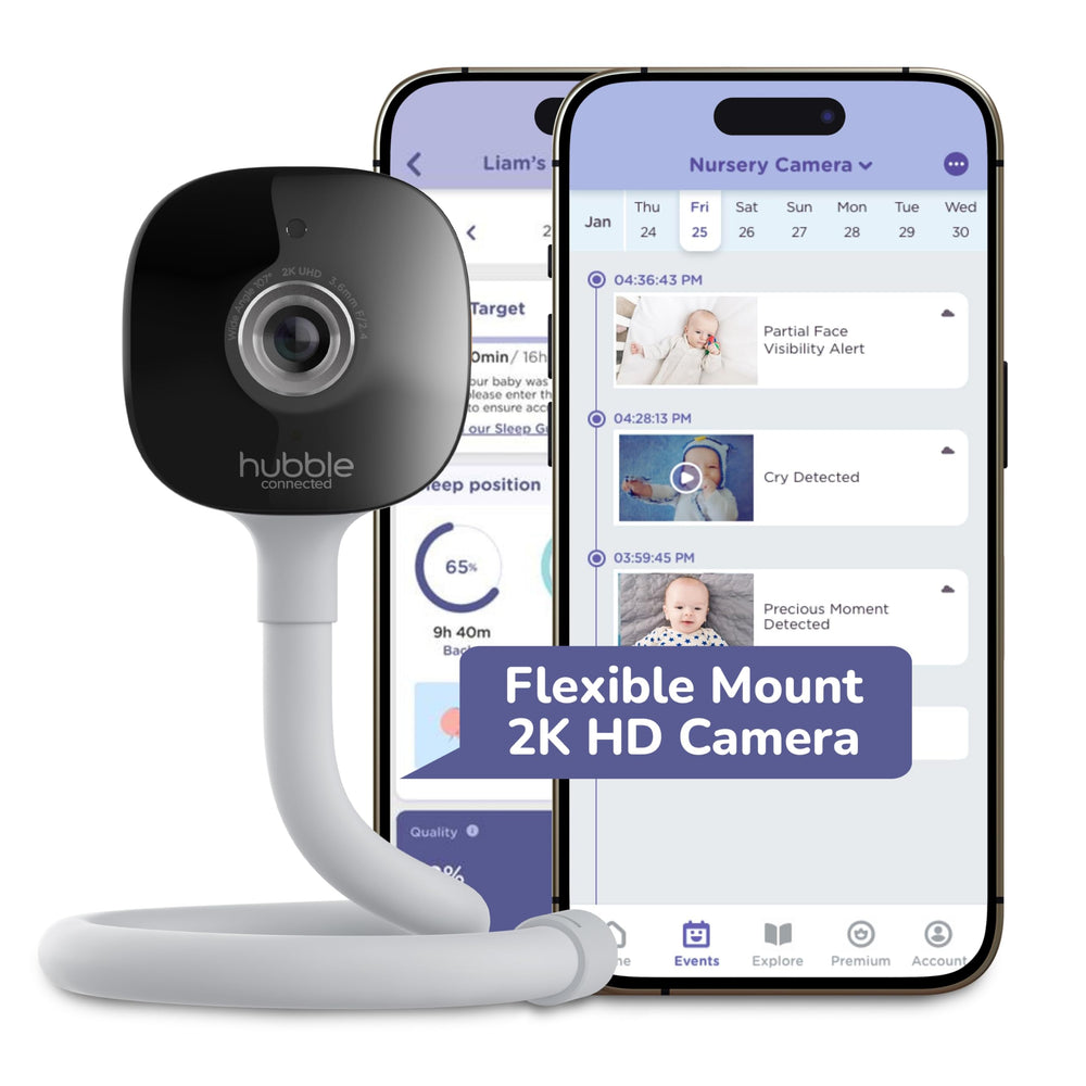 HUBBLE CONNECTED GoBaby AI Camera delivers crisp 2K video for vigilant monitoring