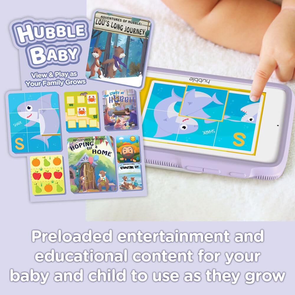 HUBBLE CONNECTED room temperature monitor helps keep the nursery comfortable.