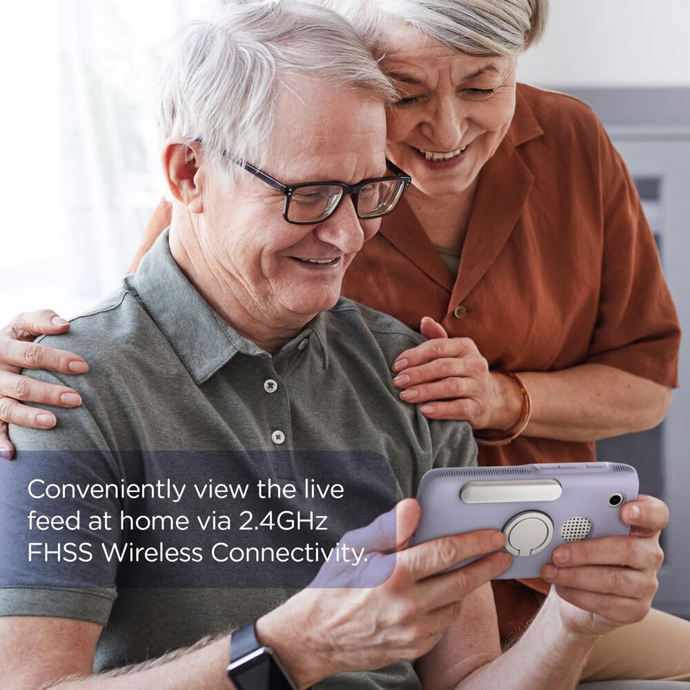 HUBBLE CONNECTED two-way talk lets you soothe from another room.