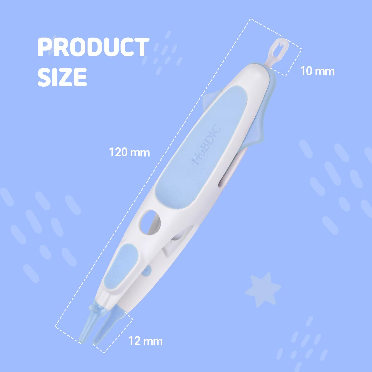 HuBDIC HubiBaby blue pink design appeals to parents during use