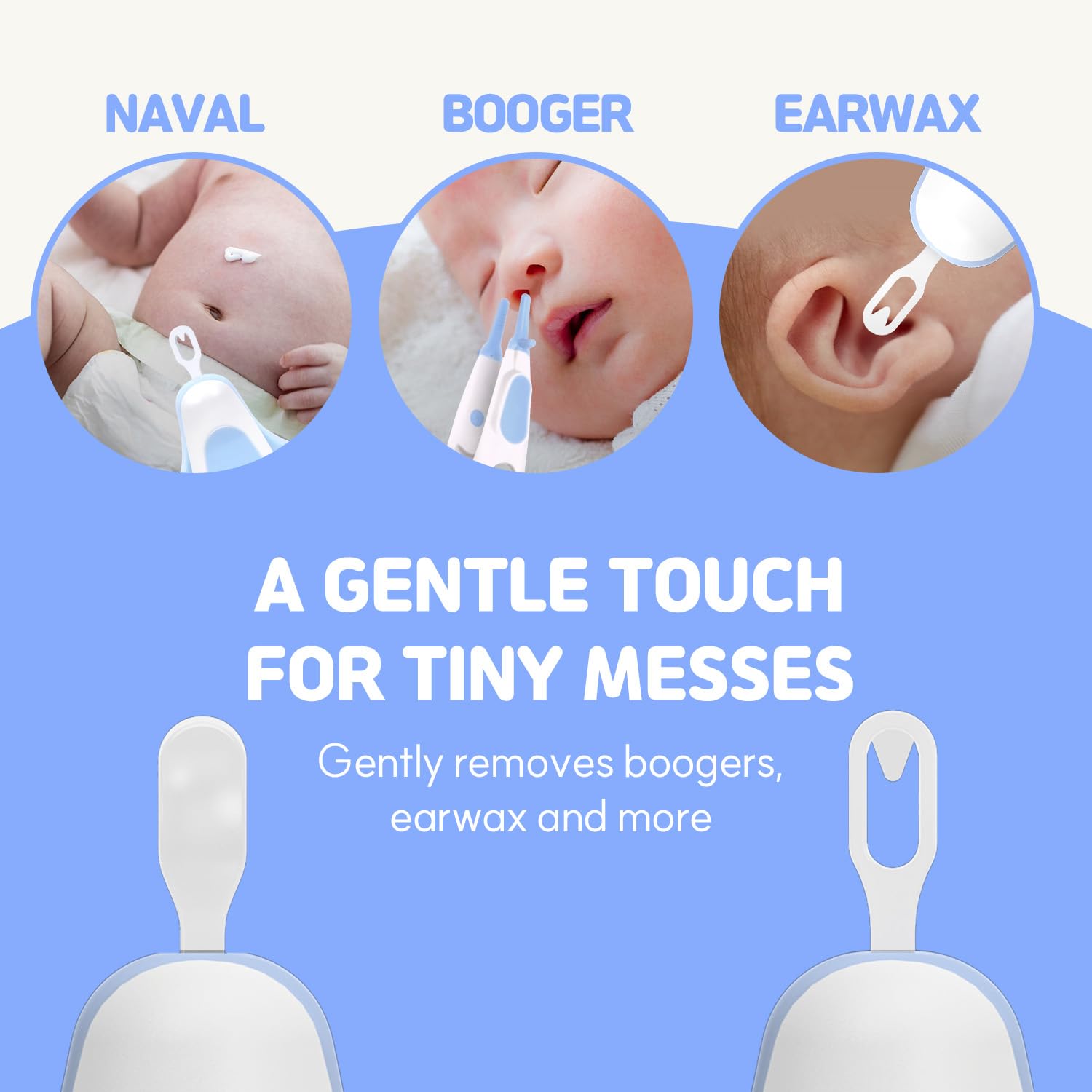 HuBDIC HubiBaby soft silicone tip for delicate areas