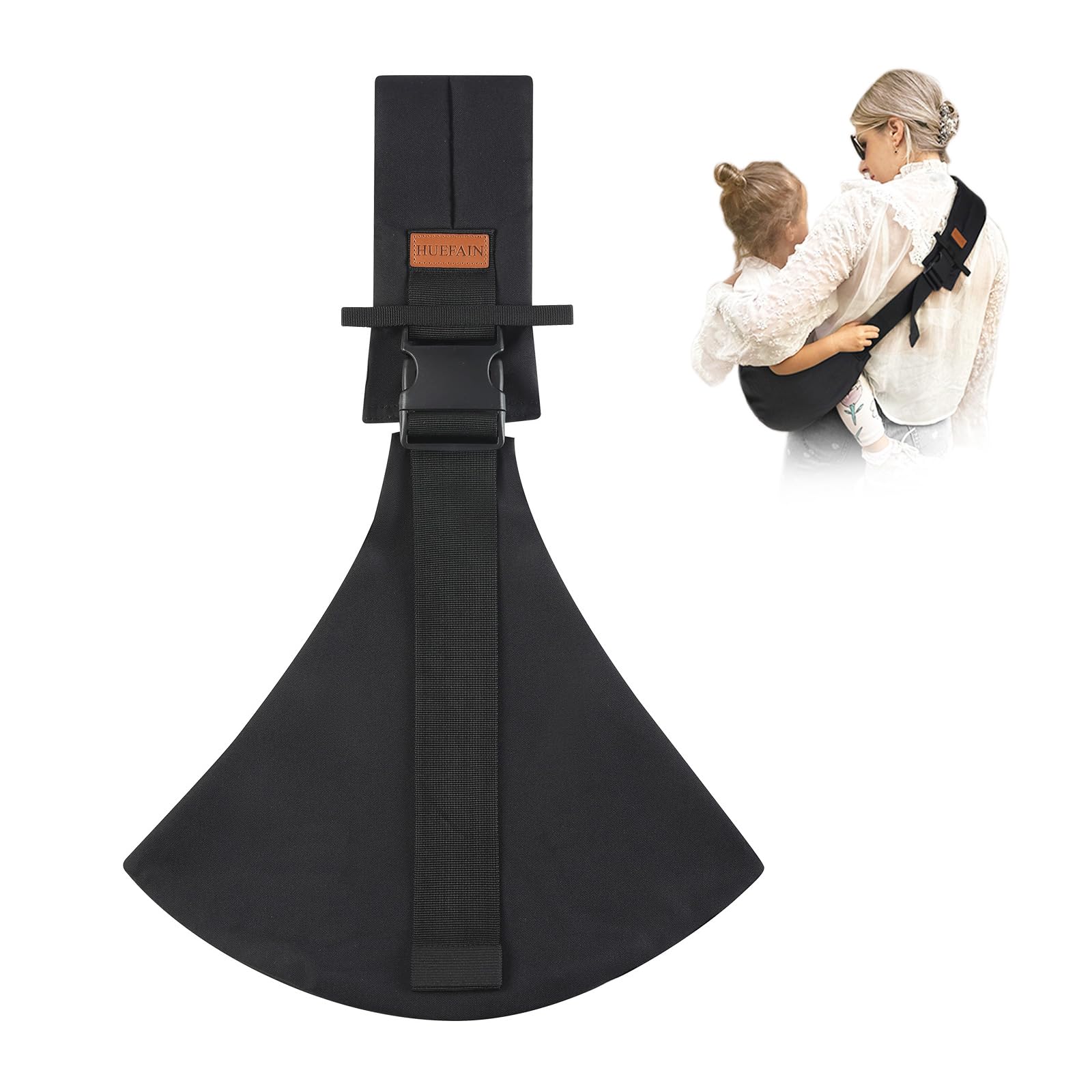 Huefain baby sling front carry for 6-36 months, comfortable and secure