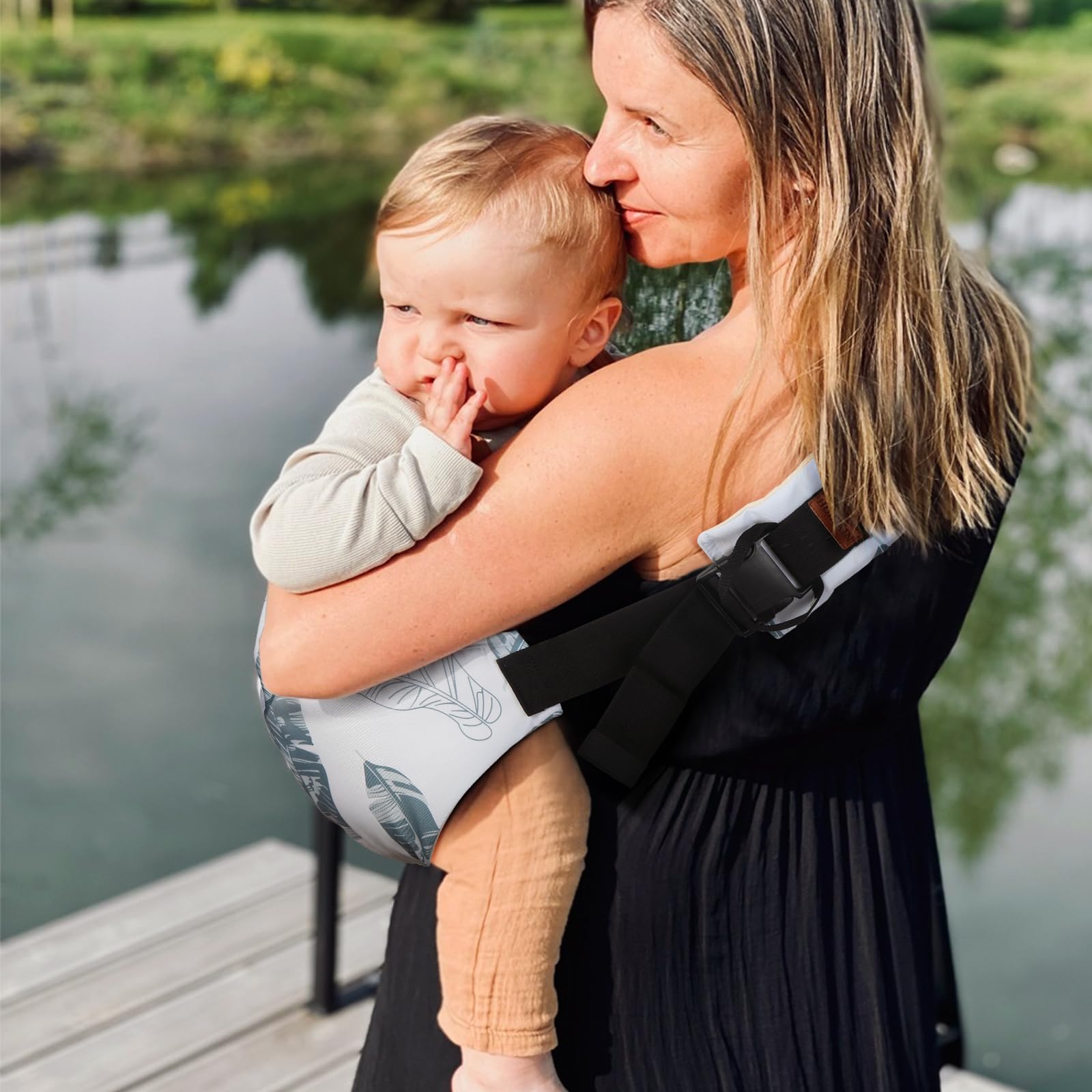Huefain lightweight travel sling folds compactly for packing