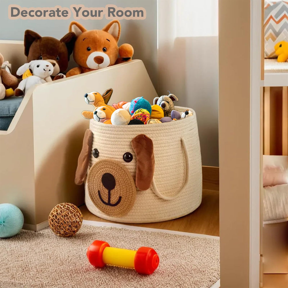 Hugaboom rustic chic basket complements home decor and storage