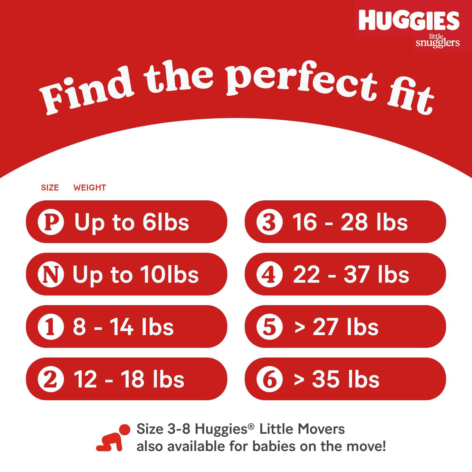 Huggies fragrance-free and latex-free design for sensitive skin.